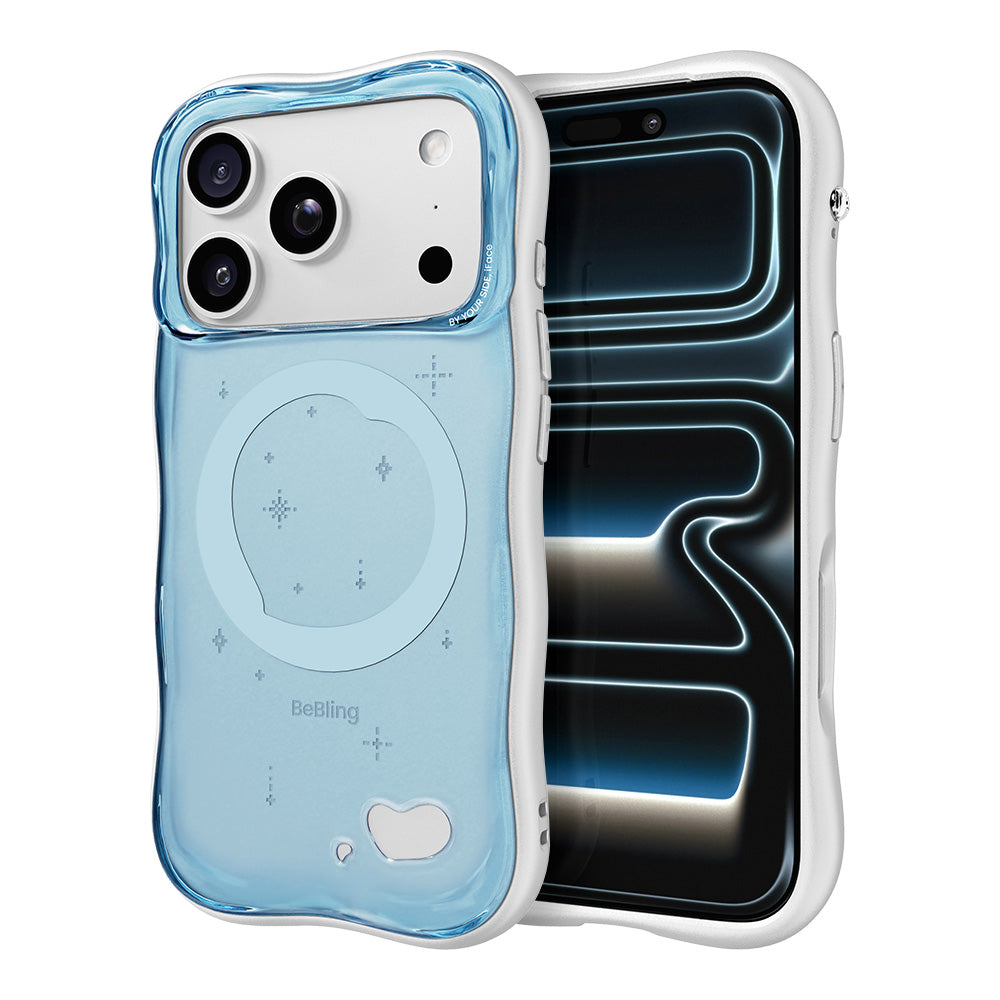 iPhone17pro用ケース iFace bebling iFace BeBling 2 Standard Phone Case for iPhone 17 Series - Blue