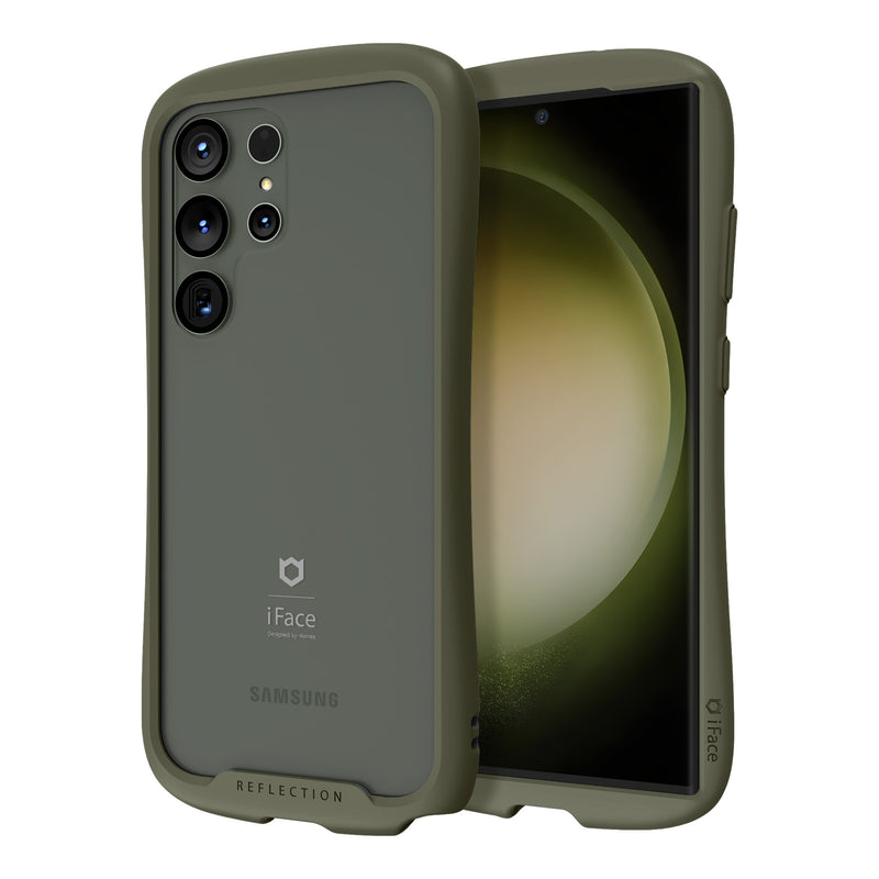 Reflection Clear Case for Samsung Galaxy S23 Ultra - Khaki