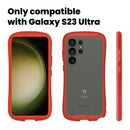 Reflection Clear Case for Samsung Galaxy S23 Ultra - Red