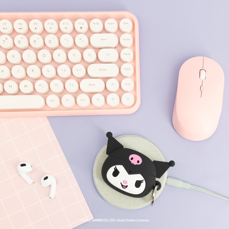 Sanrio Kuromi Keychain Case for 3rd Generation AirPods (AirPods 3) iFace