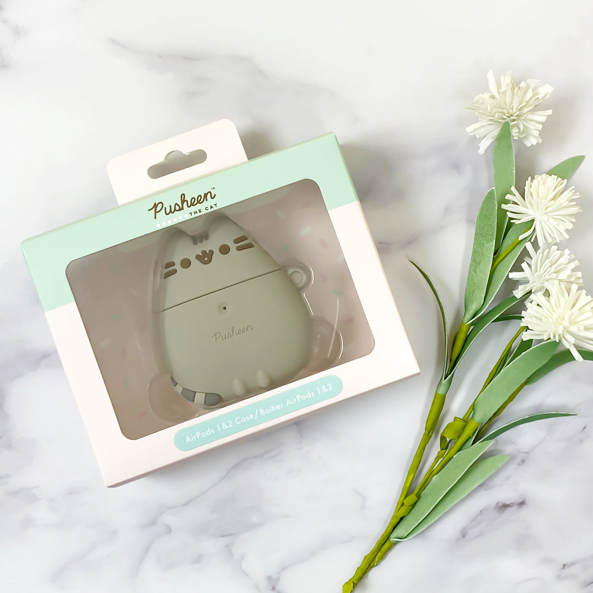 iFace Pusheen the Cat AirPods Case (Standing) for AirPods 1 & 2