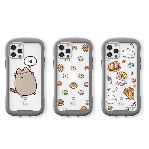 Reflection (Gray) + Pusheen Inner Sheet for iPhone 12 / 12 Pro iFace