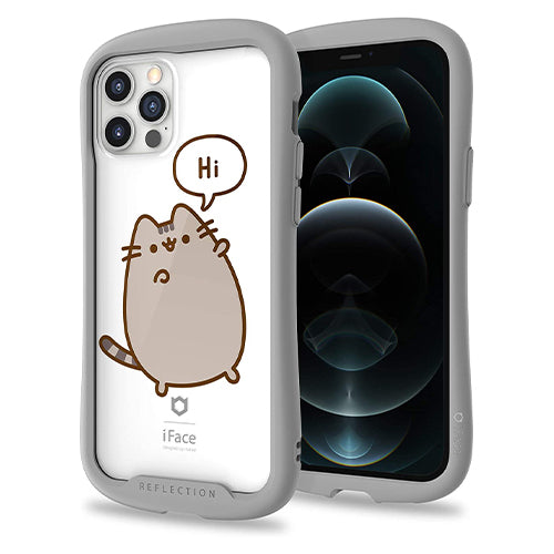 Reflection (Gray) + Pusheen Inner Sheet for iPhone 12 / 12 Pro iFace