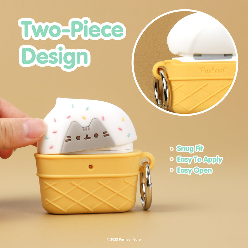 iFace x Pusheen Cases for AirPods 1/2nd & 3rd Generation - Ice Cream